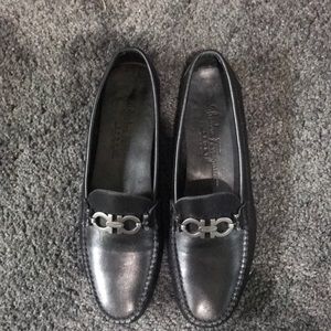 Salvatore Ferragamo Black Loafers